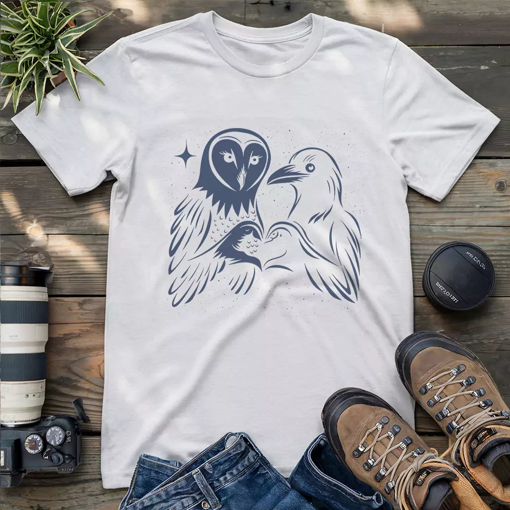 Owl & Crow Couple T-shirt