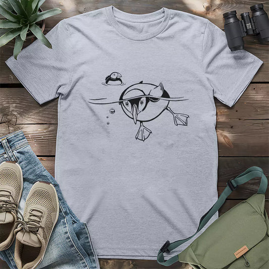 Funny classic puffin around shirt.