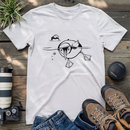 Funny classic puffin around shirt.