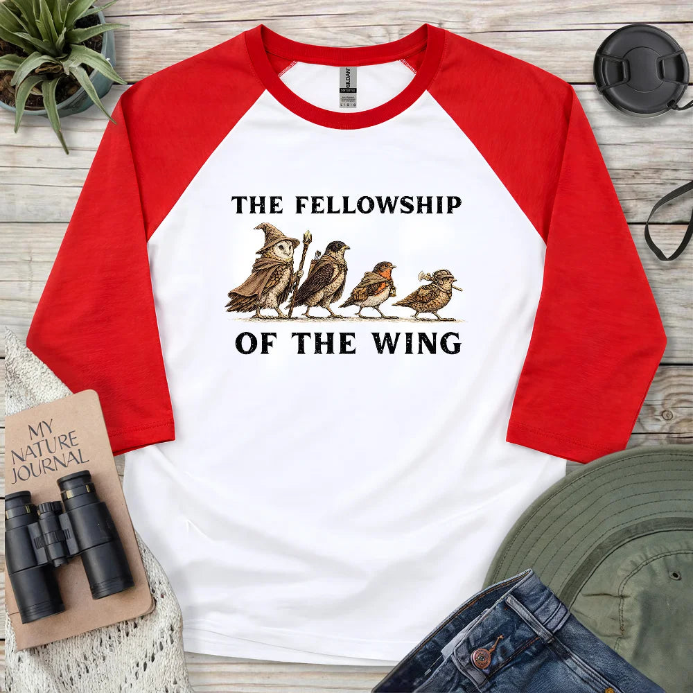 Fellowship Of The Wing 3/4 Sleeve T-shirt