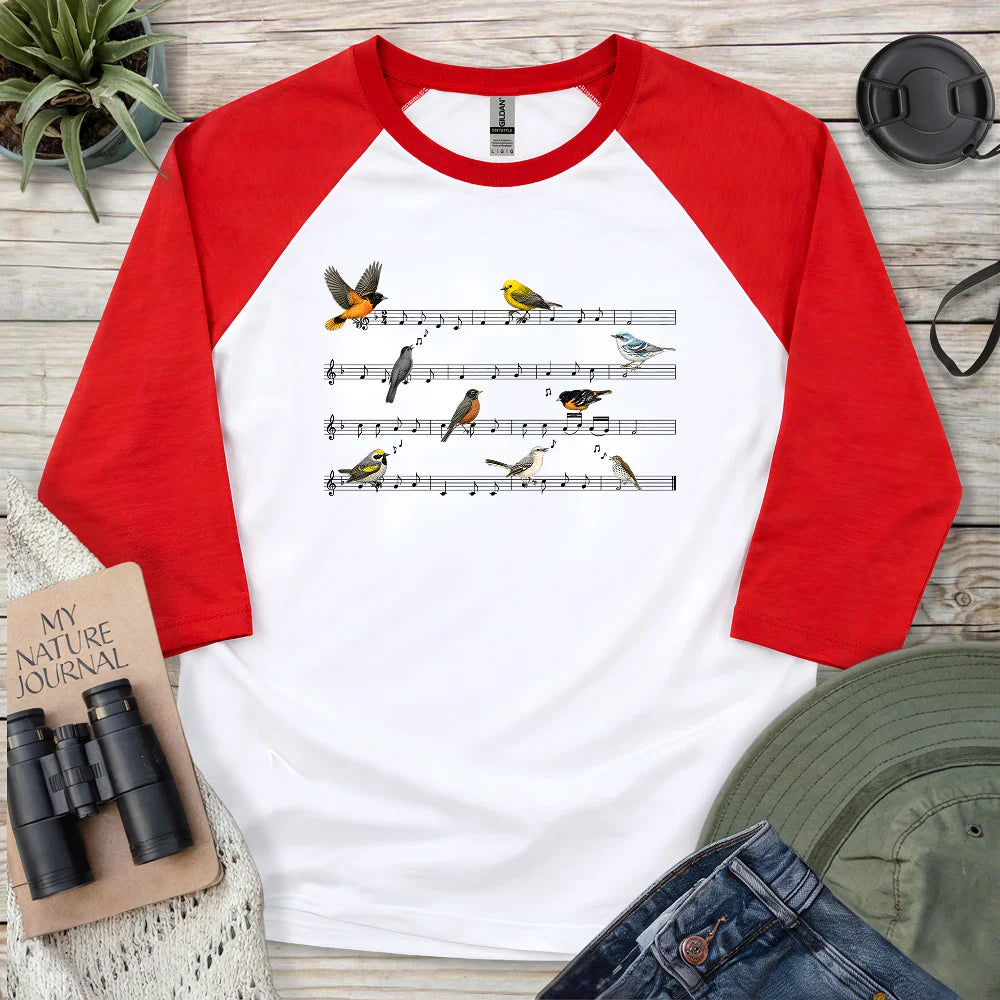 Symphony of Songbirds 3/4 Sleeve T-shirt