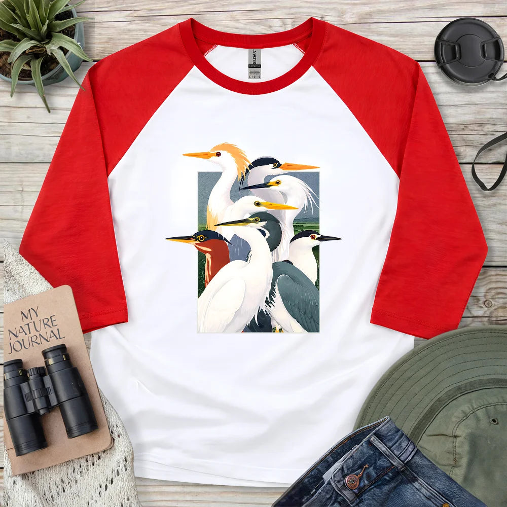 Wetland Assembly 3/4 Sleeve T-shirt