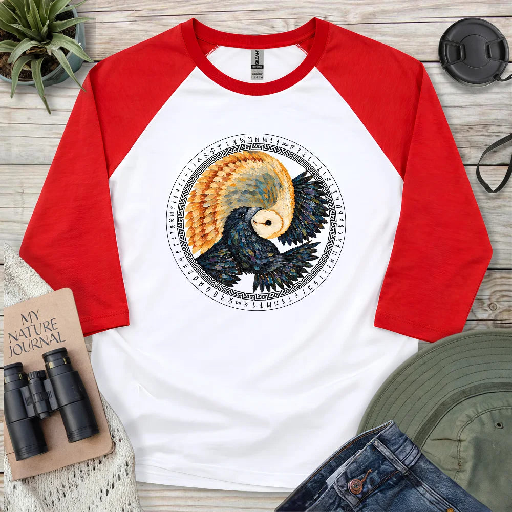 Yin Yang Dual 3/4 Sleeve T-shirt