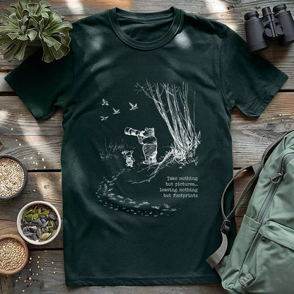 Bird photography and conservation shirt.