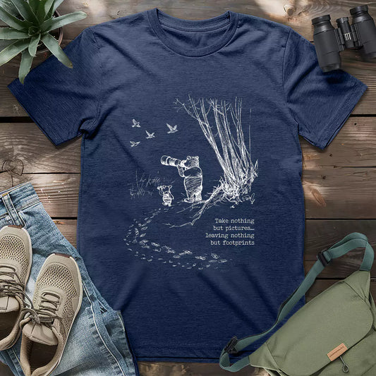 Bird photography and conservation shirt.