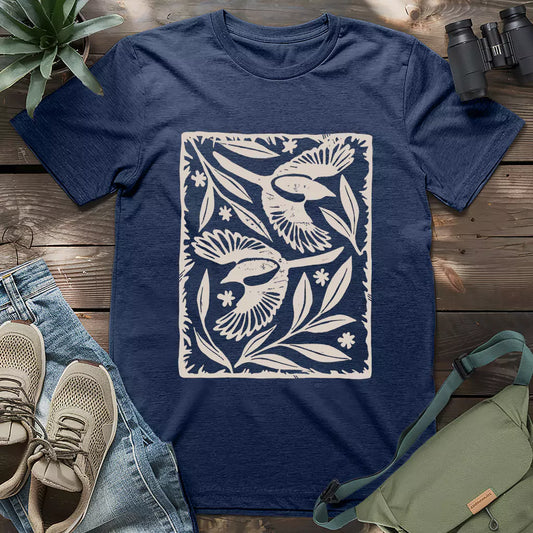Sparrow Among Petals T-shirt