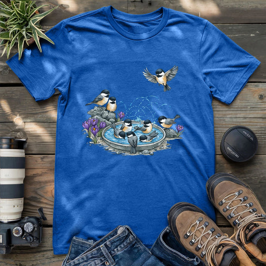 Chickadee Pool Party T-shirt