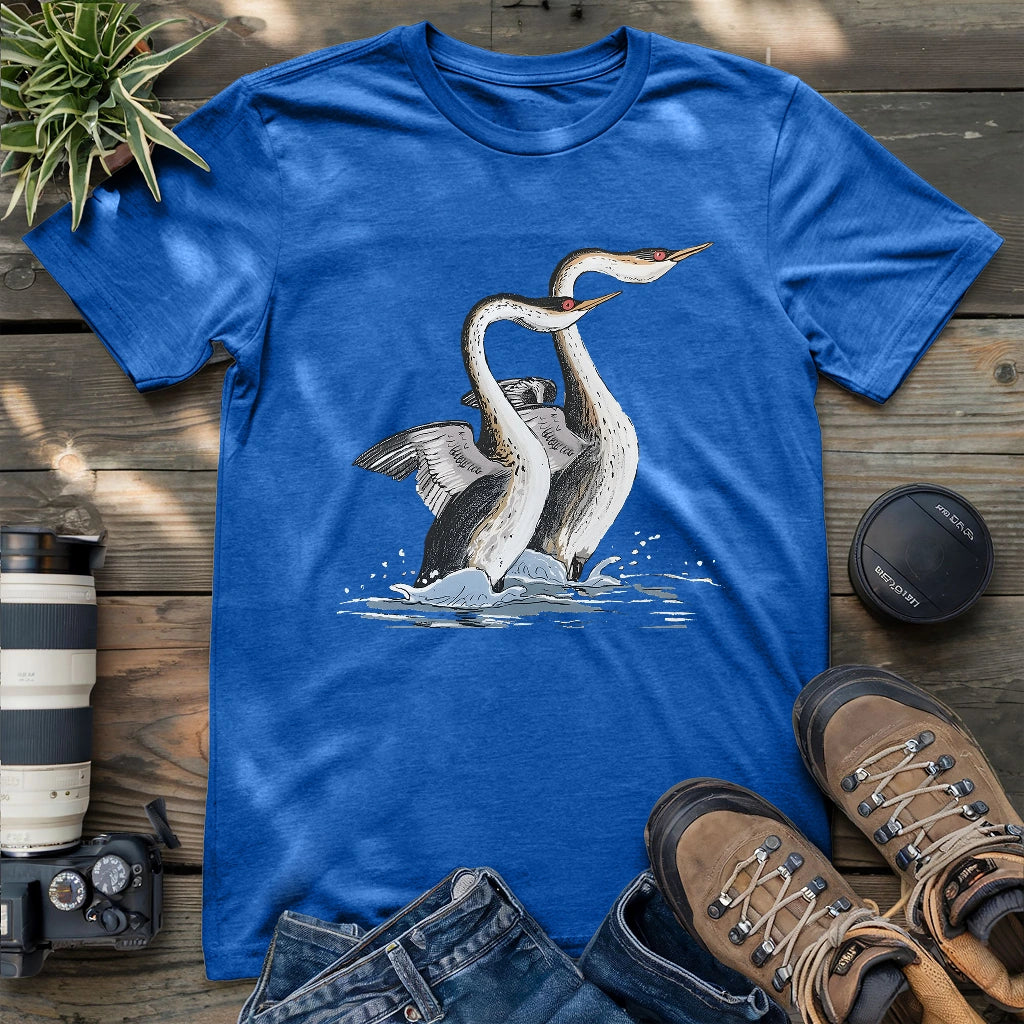 Dancing Grebes T-shirt