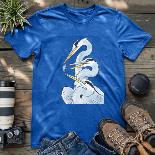 Fighting For A Fish T-shirt