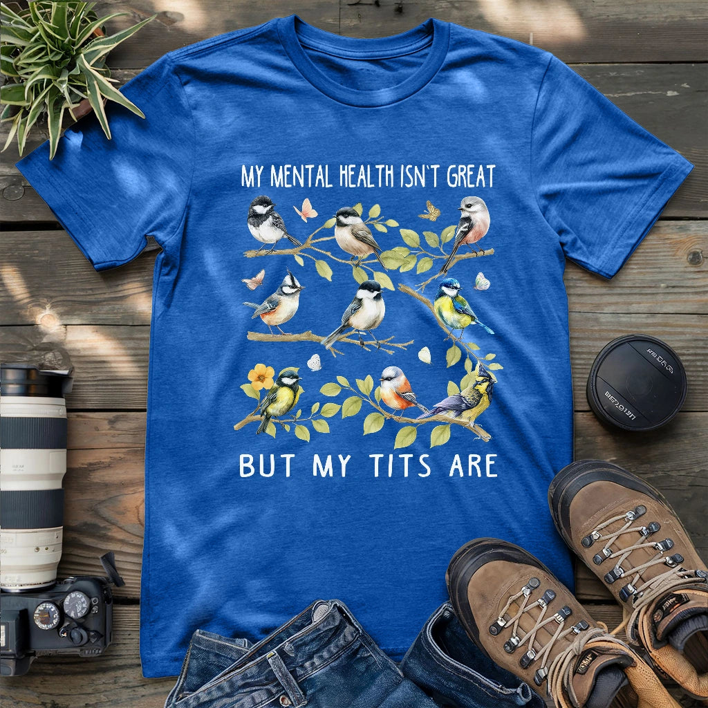 Beautiful tits birds shirt for women.