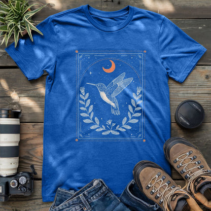 Moon Card Hummingbird T-shirt