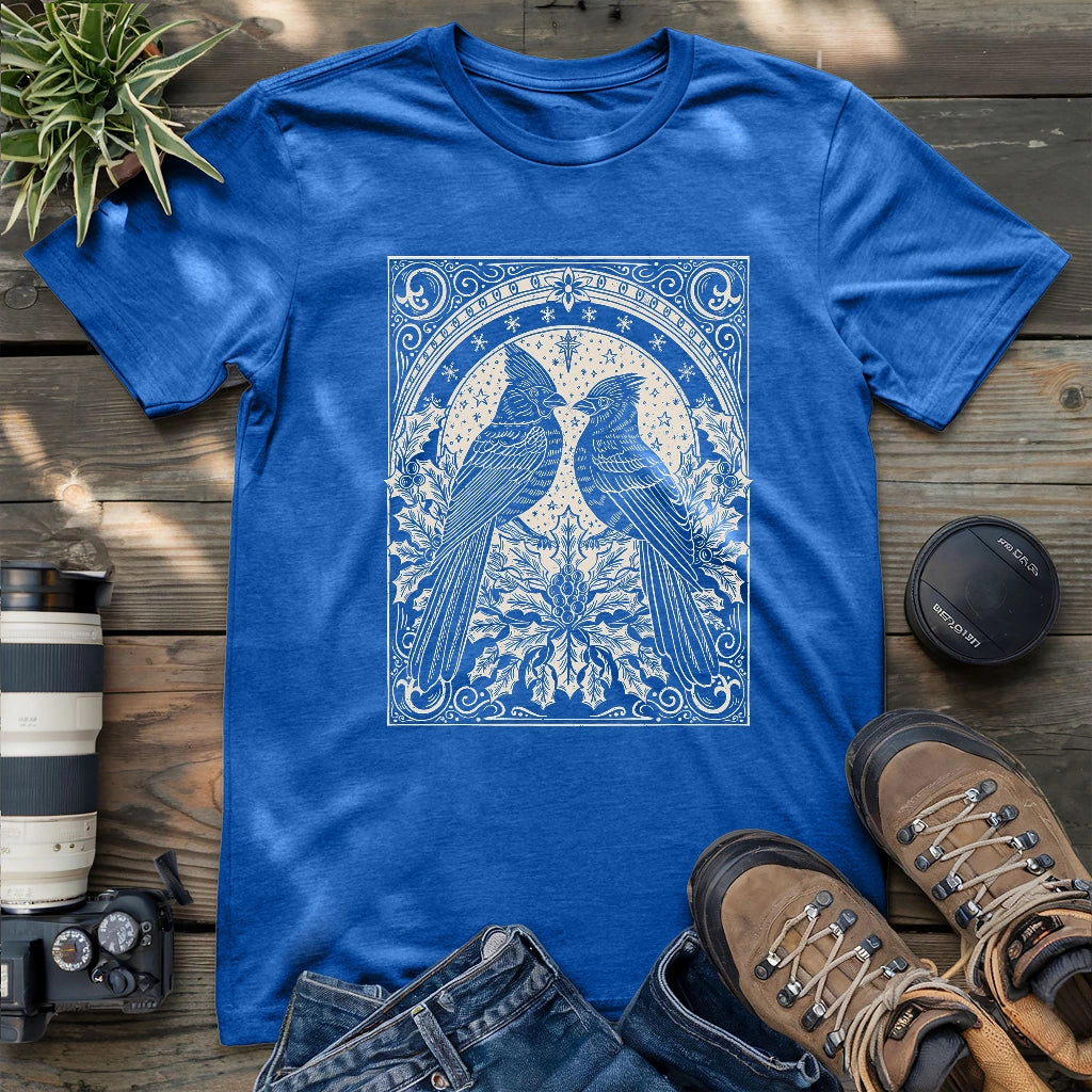 Regal Cardinal Lovebirds T-shirt
