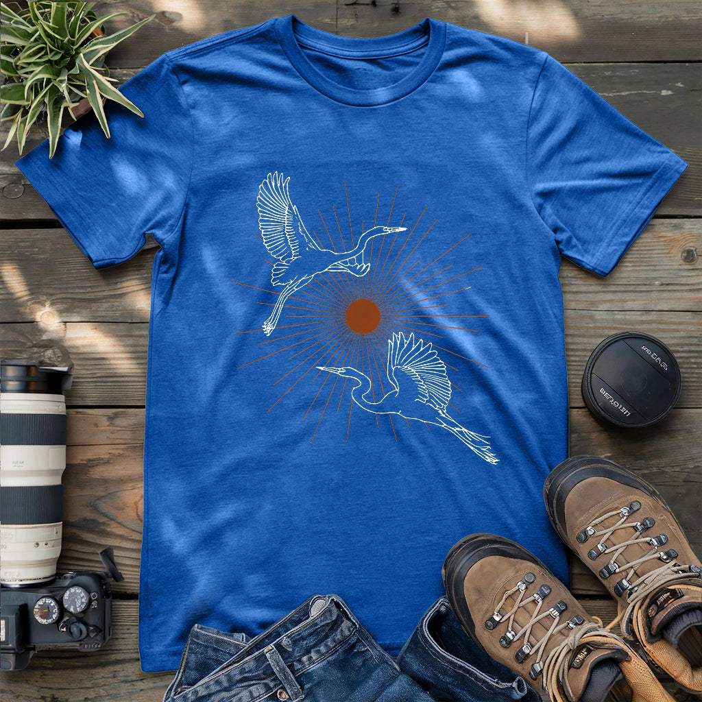 Twin Herons T-shirt