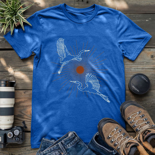 Twin Herons T-shirt