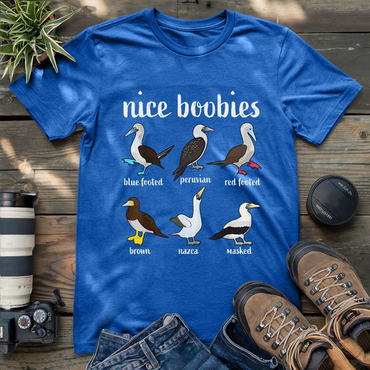 Having Nice Boobies T-shirt