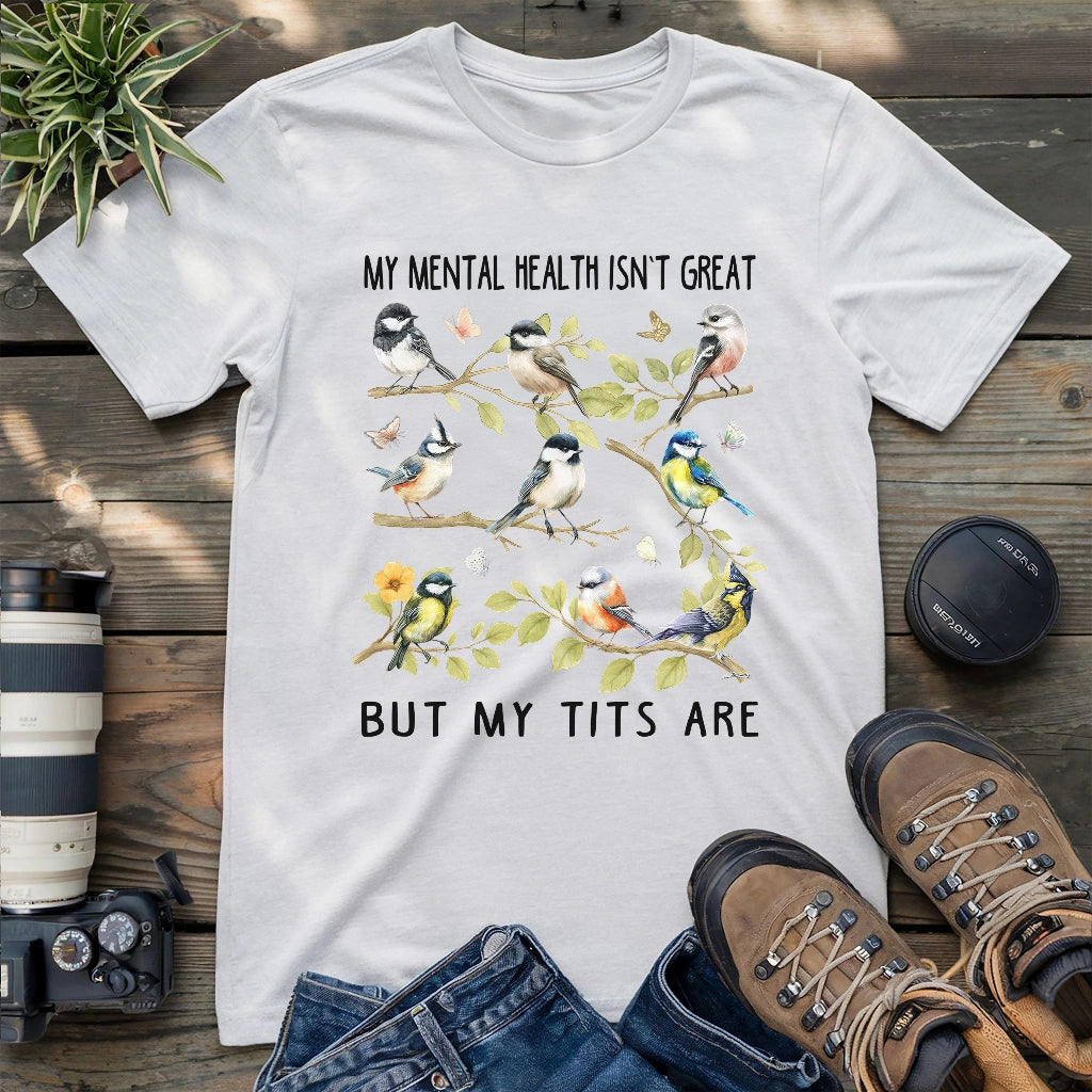 Beautiful tits birds shirt for women.