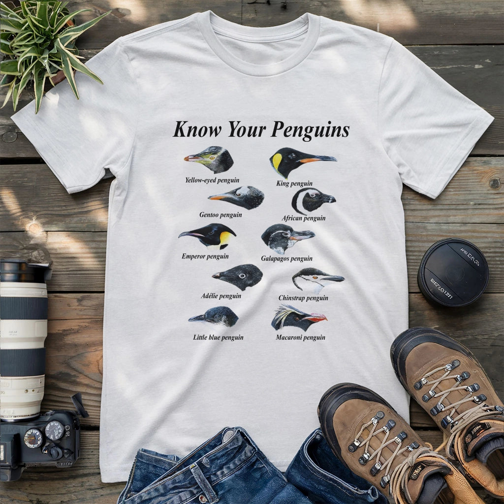 Know Your Penguins T-shirt