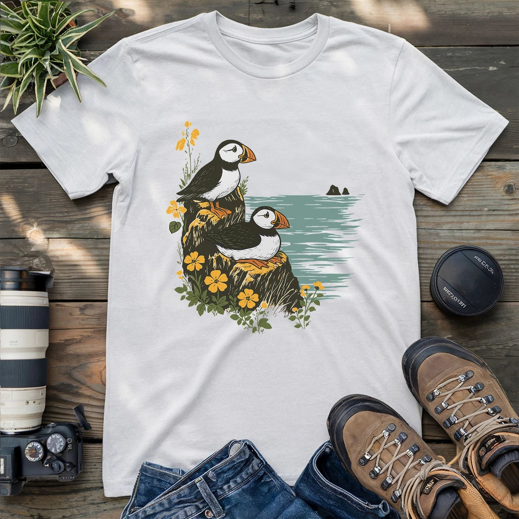 Peaceful Puffins T-shirt