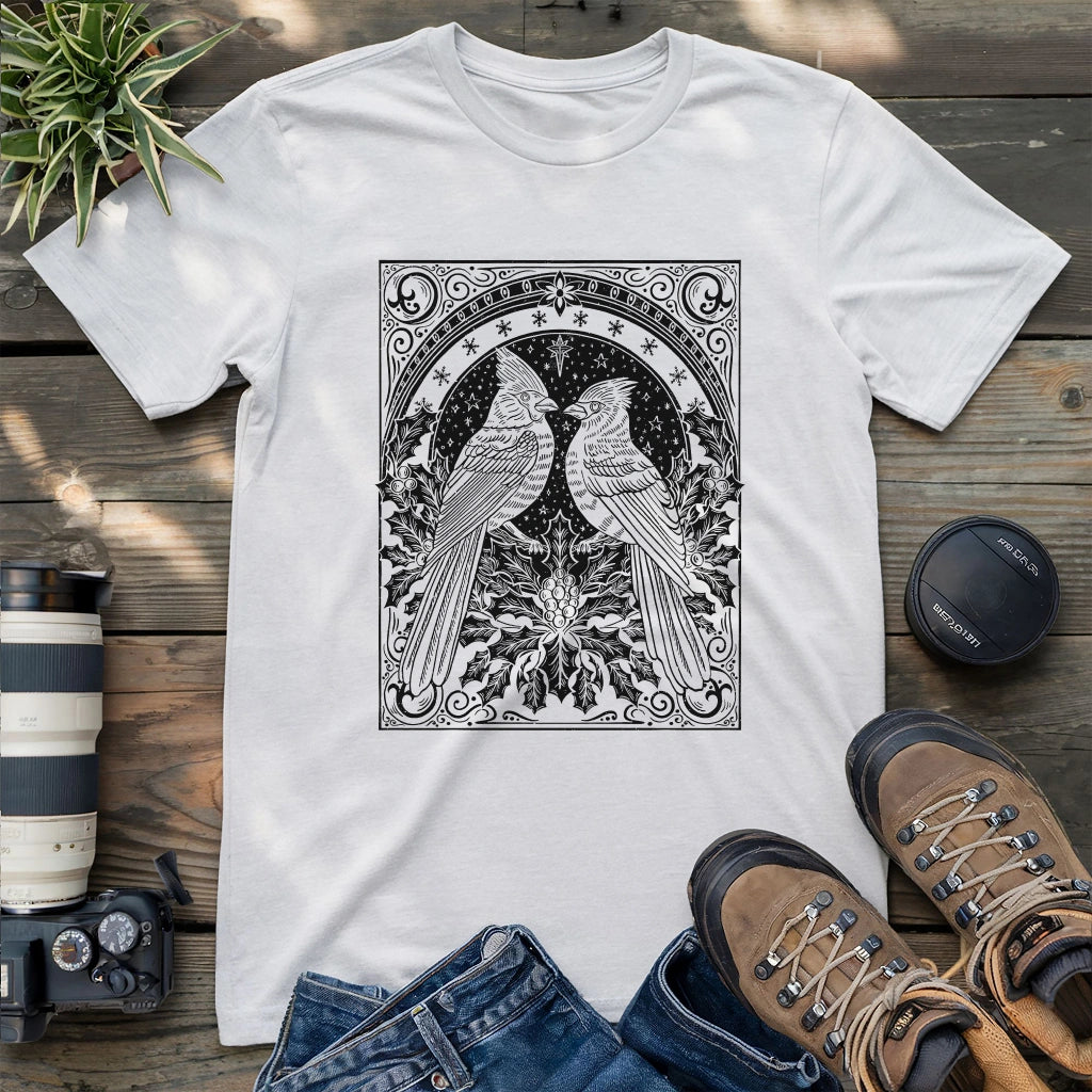 Regal Cardinal Lovebirds T-shirt