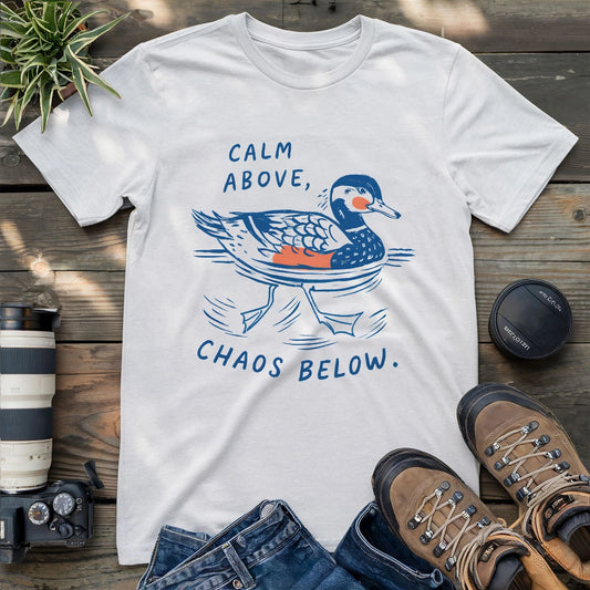 Calm Above, Chaos Below T-shirt